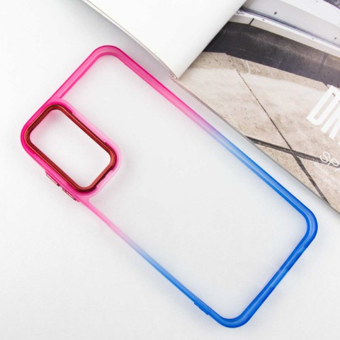 Чохол TPU+PC Fresh sip series для Samsung Galaxy A25 5G Синій / Рожевий