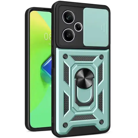 Чохол Ummi Camshield Serge Ring для Xiaomi Poco M6 Pro 5G Зелений