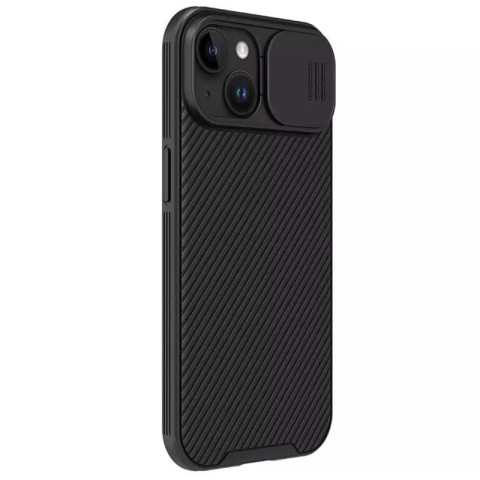 Карбонова накладка Nillkin CamShield Pro Magnetic для Apple iPhone 15 (6.1") Black