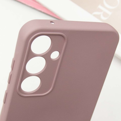 Чохол Silicone Cover Lakshmi Full Camera (AA) для Samsung Galaxy S25 Рожевий / Pink Sand