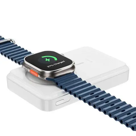 Портативний ЗП Power Bank WIWU Wi-P061 22.5W+PD20W з БЗП+iWatch with cable 10000 mAh White