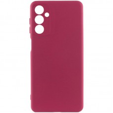 Чохол Silicone Cover Ummi Lakshmi Full Camera (AA) для Samsung Galaxy A25 5G Бордовий / Marsala