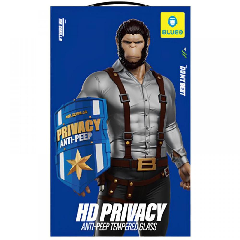 Захисне 2.5D скло Blueo Full Cover Anti-Peep для Apple iPhone 17 / 17 Pro (6.3") Чорний