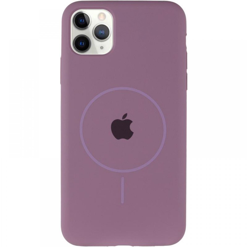 Чехол Silicone Case Full Protective (AA) with MagSafe для Apple iPhone 11 Pro Max (6.5")