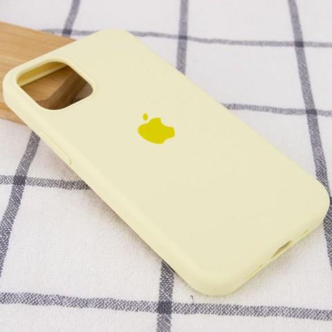 Чохол Silicone Case Full Protective (AA) для Apple iPhone 15 (6.1") Жовтий / Mellow Yellow