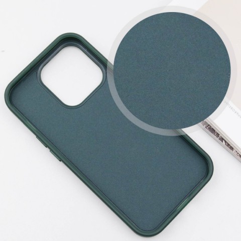Шкіряний чохол SnapCase with MagSafe для Apple iPhone 12 Pro Max (6.7") Green