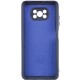 Чохол Silicone Cover Ummi Lakshmi Full Camera (AA) для Xiaomi Poco X3 NFC / Poco X3 Pro Синій / Midnight Blue