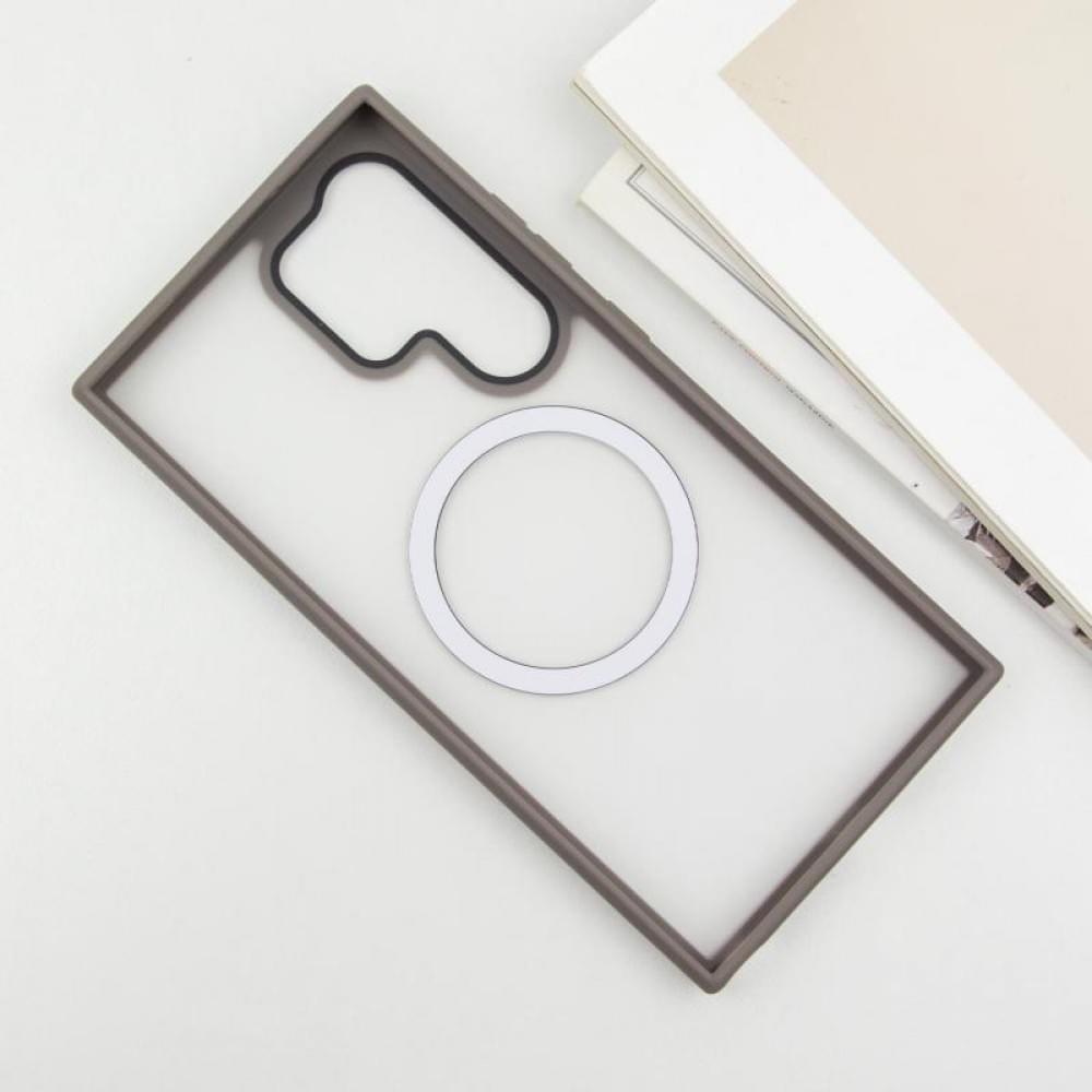 Чохол Ummi Colorful with MagSafe для Samsung Galaxy S24 Ultra Сірий / Grey