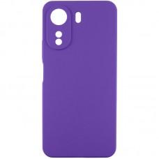 Чохол TPU GETMAN Liquid Silk Full Camera для Xiaomi Redmi 13C / Poco C65 Фіолетовий / Ultra Violet