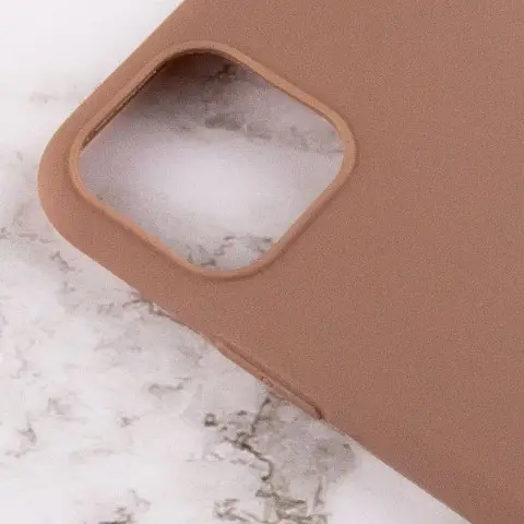 Силіконовий чохол Candy для Apple iPhone 14 (6.1") Коричневий