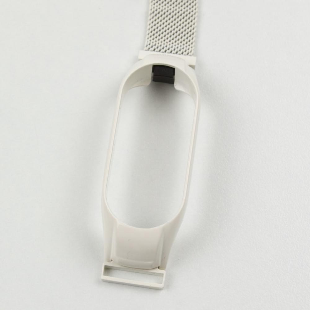 Ремінець Milanese Loop Design для Xiaomi Mi Band 7 White