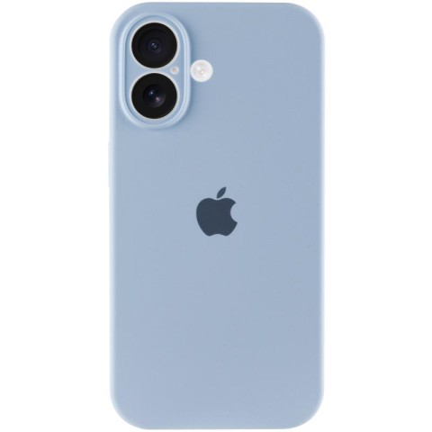 Чохол Silicone Case Full Camera Protective (AA) для Apple iPhone 16 Plus (6.7") Блакитний / Sweet Blue