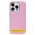 Шкіряний чохол Leather Case Metal Buttons для Samsung Galaxy S24 FE Light Pink