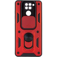 Чохол Ummi Camshield Serge Ring для Xiaomi Redmi Note 9 / Redmi 10X Червоний