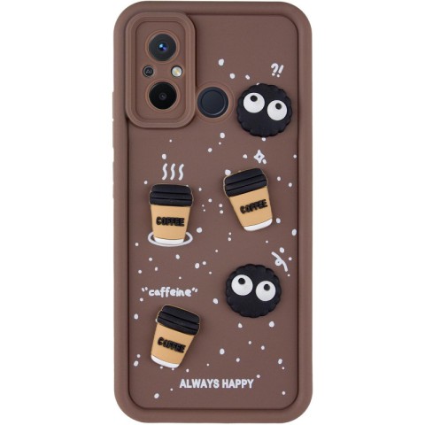 Чохол TPU Toys Case для Xiaomi Redmi 12C / Poco C55 Brown / Always Happy