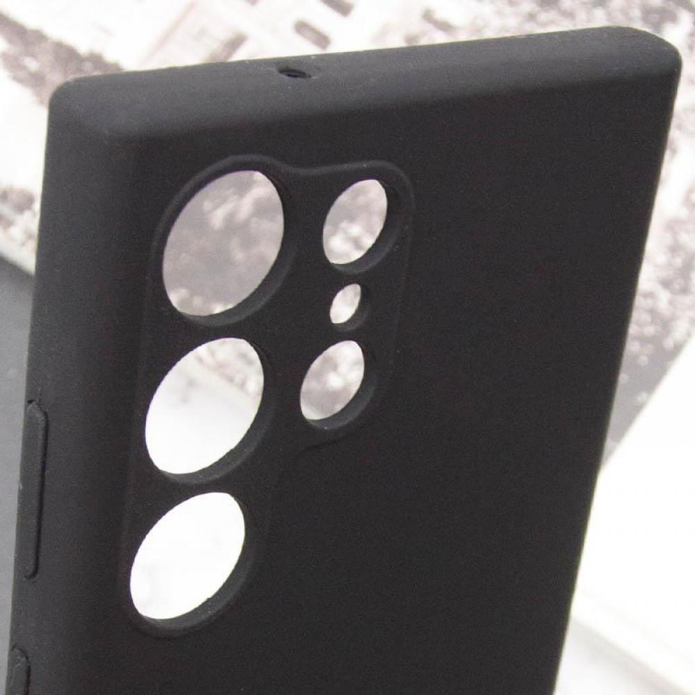 Чохол Silicone Cover Lakshmi Full Camera (AAA) для Samsung Galaxy S26 Ultra Чорний / Black