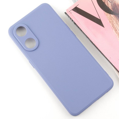 Силіконовий чохол Candy Full Camera для Oppo Reno 8 T 4G Блакитний / Mist blue