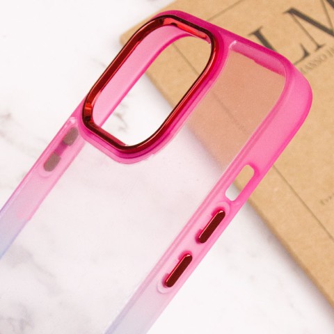 Чохол TPU+PC Fresh sip series для Apple iPhone 13 Pro Max (6.7") Синій / Рожевий