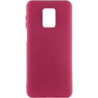 Чохол Silicone Cover Ummi Lakshmi (AA) для Xiaomi Redmi Note 9s / Note 9 Pro / Note 9 Pro Max Бордовий / Marsala