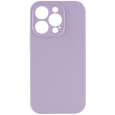 Чохол Silicone Case Full Camera Protective (AA) NO LOGO для Apple iPhone 13 Pro (6.1") Бузковий / Lilac