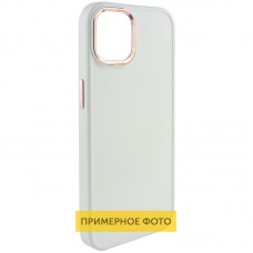 TPU чохол Bonbon Metal Style для Samsung Galaxy A12 Білий / White