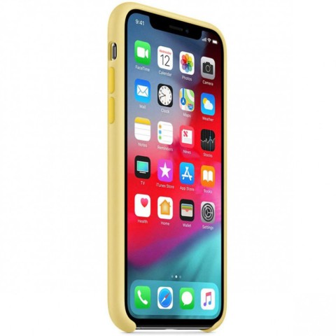 Чохол Silicone Case without Logo (AA) для Apple iPhone 11 Pro (5.8") Жовтий / Yellow