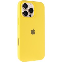 Чохол Silicone Case Full Protective (AA) для Apple iPhone 16 Pro (6.3") Жовтий / Yellow