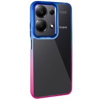 Чохол TPU+PC Fresh sip series для Xiaomi Redmi Note 13 Pro 4G / Poco M6 Pro 4G / Note 14S Рожевий / Синій