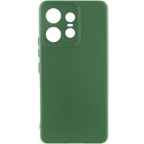 Чохол Silicone Cover Ummi Lakshmi Full Camera (AA) для Motorola Edge 50 Pro Зелений / Dark green