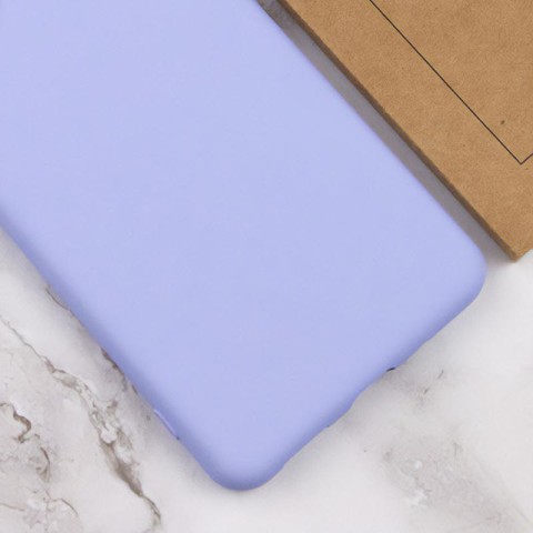 Чохол Silicone Cover Lakshmi Full Camera (AA) для Motorola Moto G85 Бузковий / Dasheen