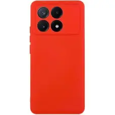 Чохол TPU GETMAN Liquid Silk Full Camera для Xiaomi Poco X6 Pro Червоний / Red