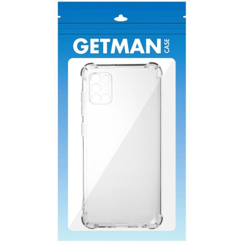 TPU чохол GETMAN Ease logo посилені кути Full Camera для Samsung Galaxy A31 Безбарвний (прозорий)