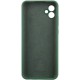 Чохол Silicone Cover Lakshmi Full Camera (AA) with logo для Samsung Galaxy A05 Зелений / Dark green