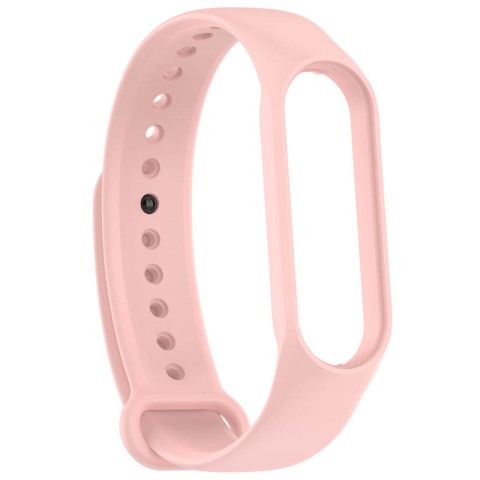 Силіконовий ремінець для Xiaomi Mi Band 7/6/5 Рожевий / Light pink
