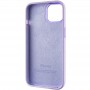 Чохол Silicone Case Metal Buttons (AA) для Apple iPhone 13 (6.1") Бузковий / Lilac