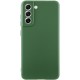 Чохол Silicone Cover Lakshmi Full Camera (AA) для Samsung Galaxy S22 Зелений / Dark green