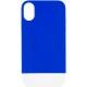 Чохол TPU+PC Bichromatic для Apple iPhone XR (6.1") Navy Blue / White