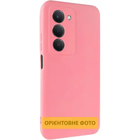 Чохол TPU GETMAN Liquid Silk Full Camera для Xiaomi Redmi 15 (Global) Рожевий / Pink