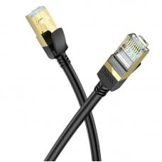 Дата кабель Hoco US02 Level pure copper gigabit ethernet (1m) Black