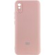 Чохол Silicone Cover Lakshmi Full Camera (AAA) with Logo для Xiaomi Redmi 9A Рожевий / Pink Sand