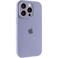 Чохол Silicone Case Full Camera Protective (AA) для Apple iPhone 14 Pro (6.1") Сірий / Lavender Gray