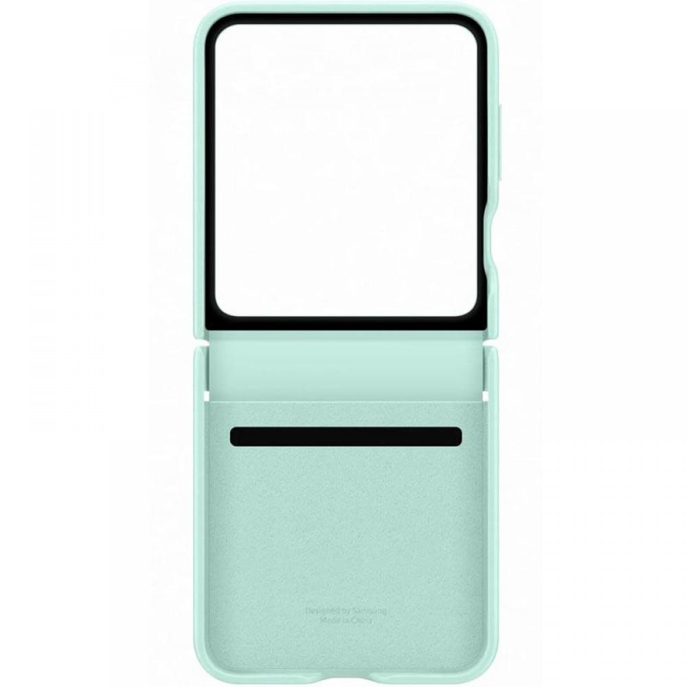 Кожаный чехол Leather Case (AAA) для Samsung Galaxy Z Flip6