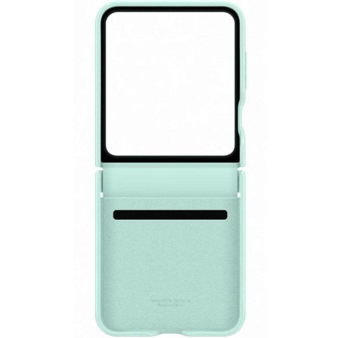 Шкіряний чохол Leather Case (AAA) для Samsung Galaxy Z Flip6 Turquoise
