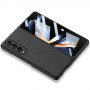 Шкіряний чохол GKK 360 + Glass з підставкою для Samsung Galaxy Z Fold4 Carbon