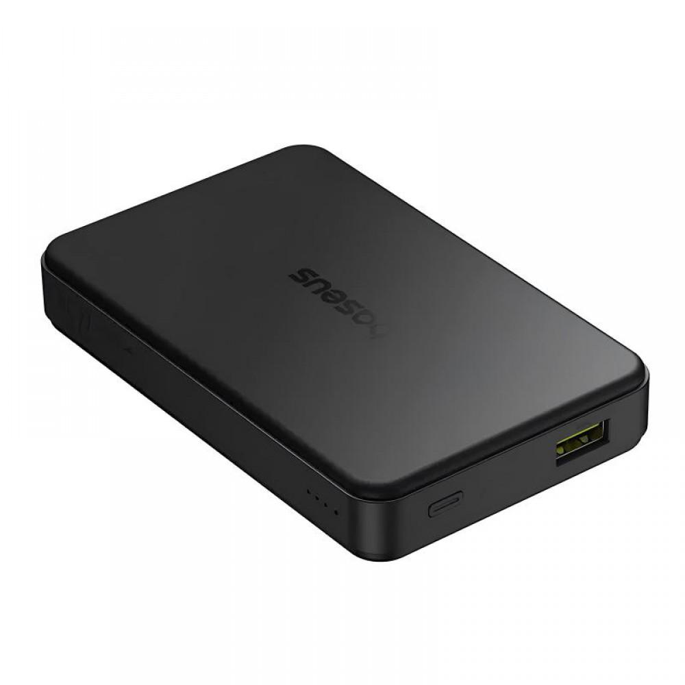 Портативний ЗП Power Bank Baseus Airpow II OS Qi2 22.5W з БЗП 10000 mAh (P10080000) Cosmic Black