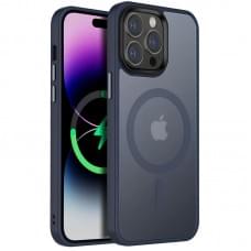 Чохол Ummi Colorful with MagSafe для Apple iPhone 14 Pro (6.1") Синій / Navy Blue