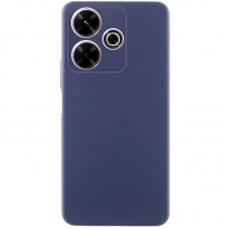 Чохол TPU GETMAN Liquid Silk Full Camera для Xiaomi Redmi 13 4G / Poco M6 4G Синій / Midnight Blue