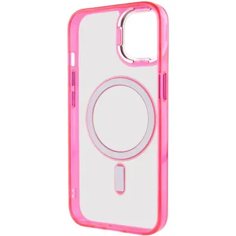 Чохол TPU Iris with MagSafe для Apple iPhone 15 (6.1") Малиновий