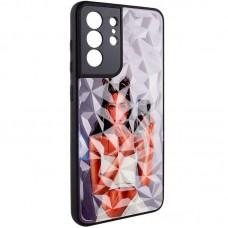 TPU+PC чохол Prisma Ladies для Samsung Galaxy S23 Ultra Black in White
