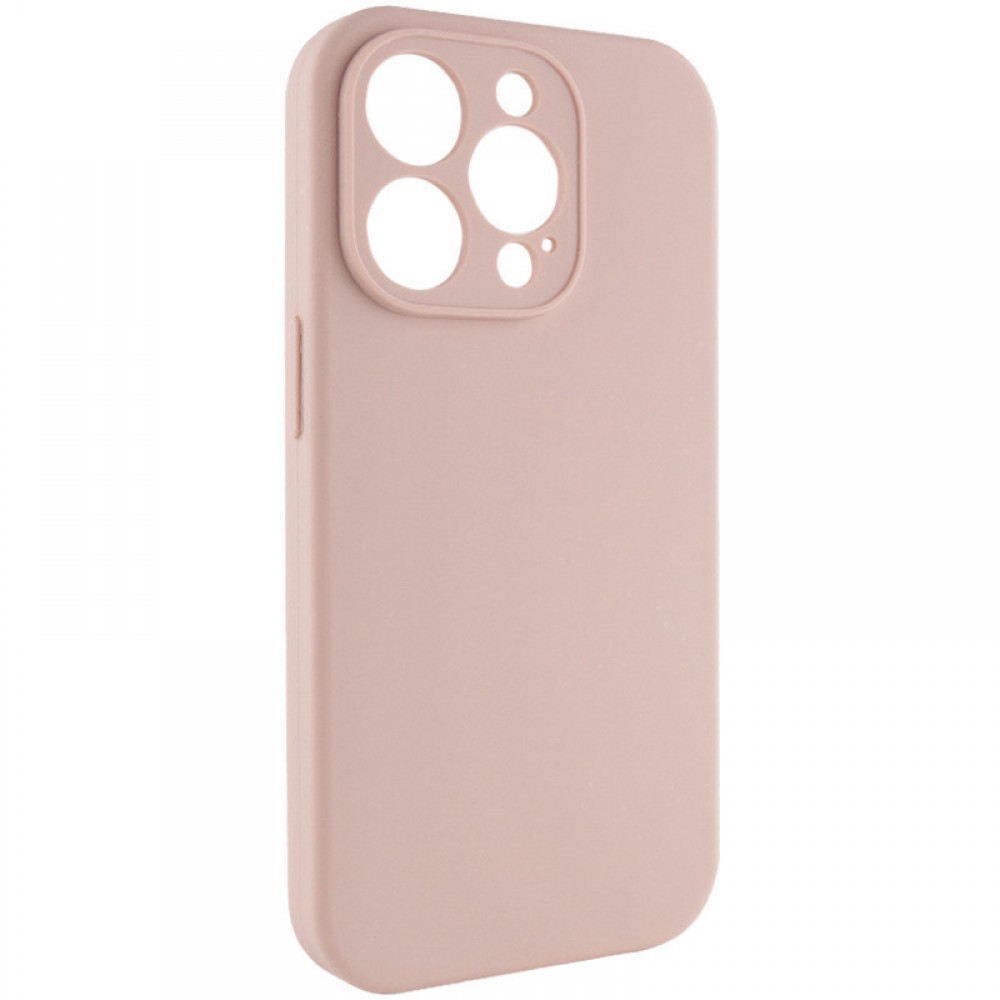 Чохол Silicone Case Full Camera Protective (AA) NO LOGO для Apple iPhone 15 Pro (6.1") Рожевий / Pink Sand Чохол Silicone Case Full Camera Protective (AA) NO LOGO для Apple iPhone 15 Pro (6.1") Рожевий / Pink Sand